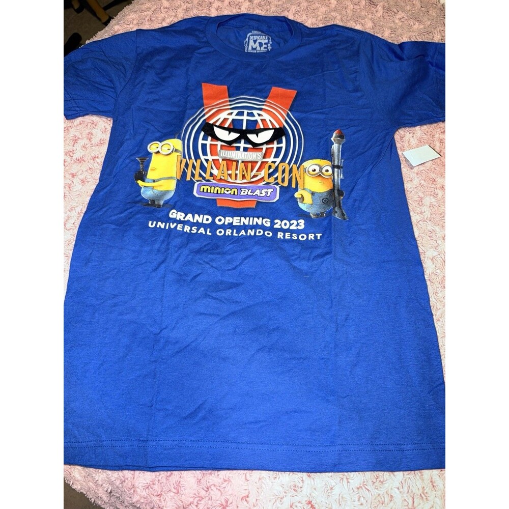 Universal Studios Villain-Con Minion Blast Grand Opening Despicable Me Shirt SM